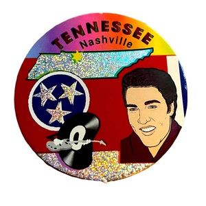 Vintage Rare Nashville Tennessee Elvis Magnet